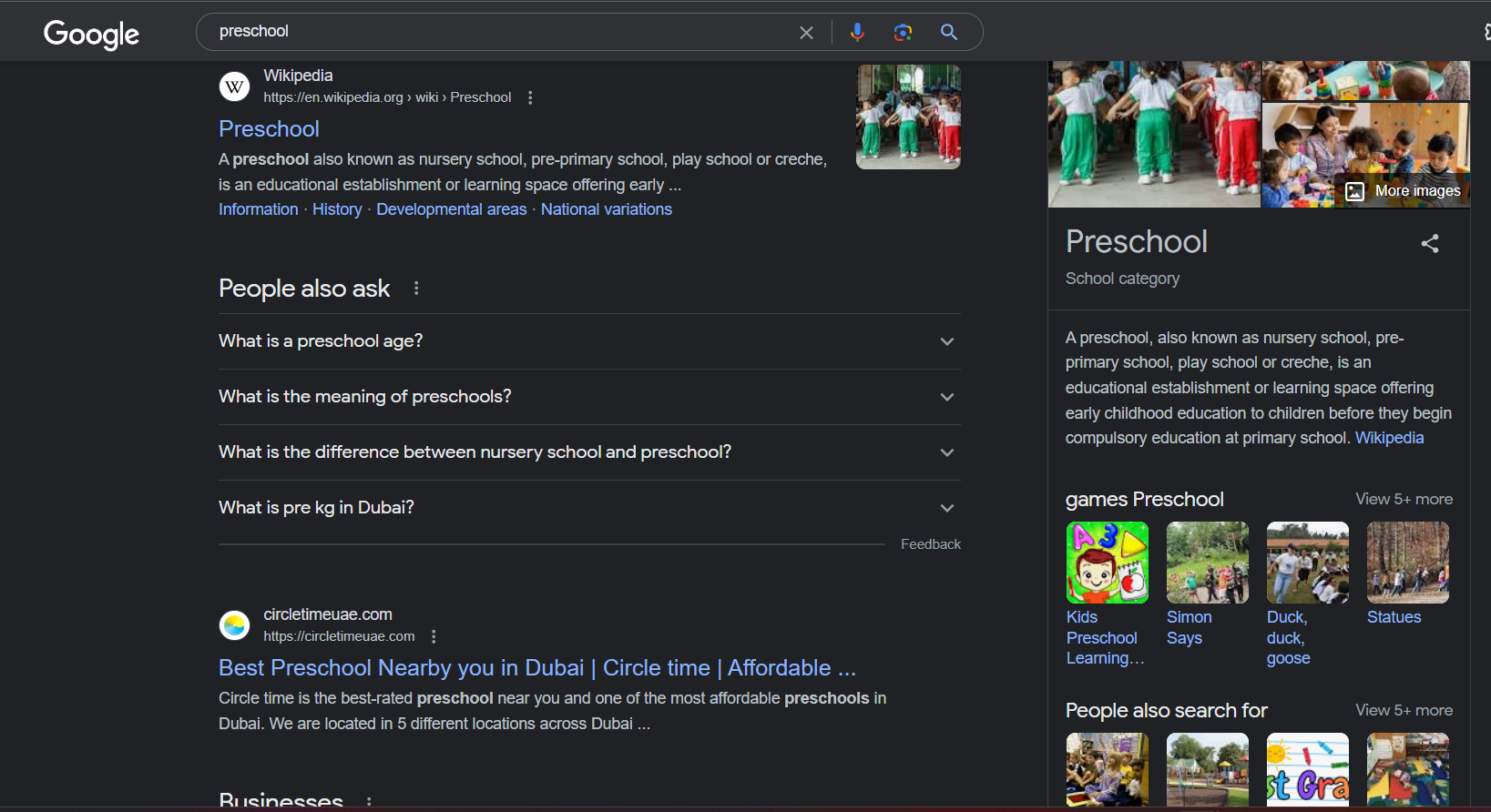 SEO report screenshot